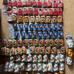 Lot McDonald’s teenie beanie legends and bears